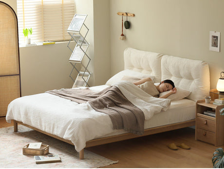 HANKE Elowen Luxurious Solid Wood Cloud Bed from HANKE