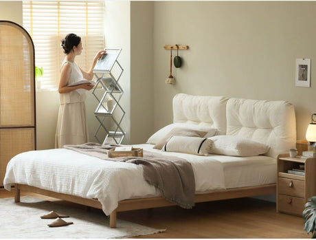 HANKE Elowen Luxurious Solid Wood Cloud Bed from HANKE