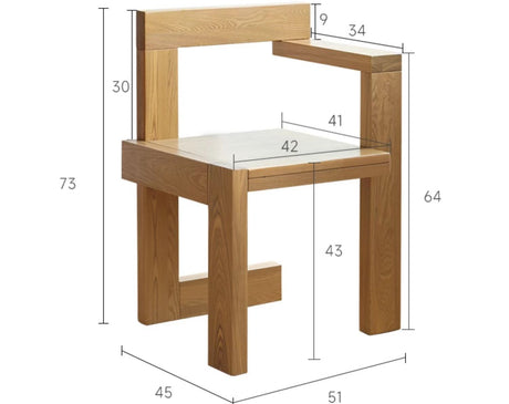 HANKE Elowen Minimalist Modern Chair from HANKE