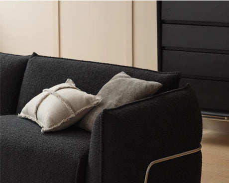 HANKE Elowen Stylish Minimalist Black Sofa from HANKE