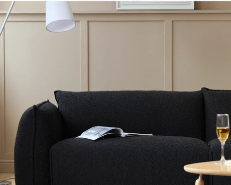 HANKE Elowen Stylish Minimalist Black Sofa from HANKE