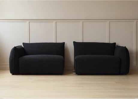 HANKE Elowen Stylish Minimalist Black Sofa from HANKE