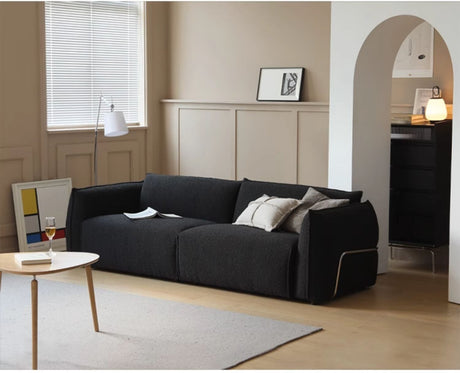 HANKE Elowen Stylish Minimalist Black Sofa from HANKE