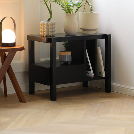 HANKE Isolde Rustic Solid Wood Side Table Settee Cabinet from HANKE