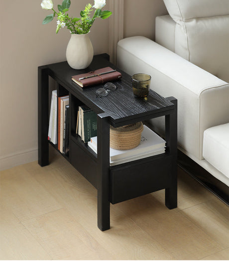 HANKE Isolde Rustic Solid Wood Side Table Settee Cabinet from HANKE