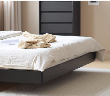 HANKE Iztacalco Solid Wood Minimalist Double Bed from HANKE