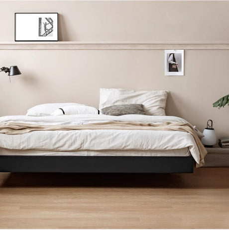 HANKE Iztacalco Solid Wood Minimalist Double Bed from HANKE