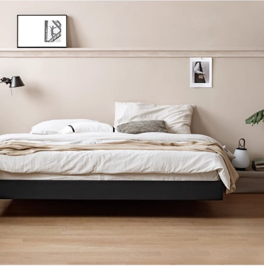 HANKE Iztacalco Solid Wood Minimalist Double Bed from HANKE
