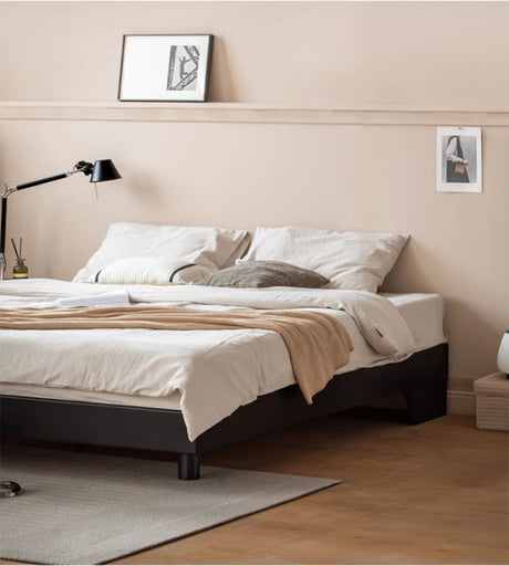 HANKE Iztacalco Solid Wood Minimalist Double Bed from HANKE