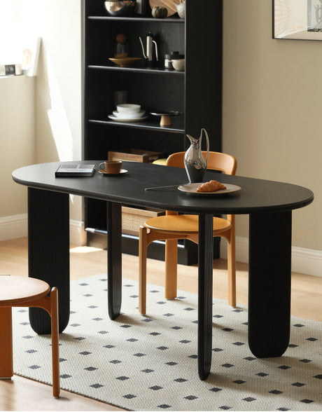 HANKE Lorian Elliptical Compact Italian Dining Table from HANKE
