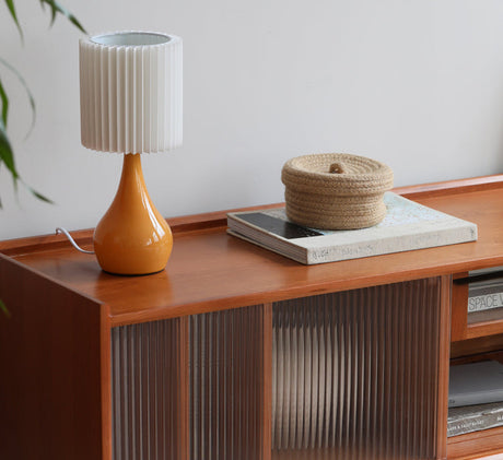 HANKE Marcellus Retro Cherry Wood Medium TV Cabinet Solid Modern Design from HANKE
