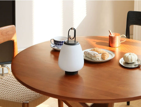 HANKE Quinton Minimalist Cherry Wooden Dining Table from HANKE