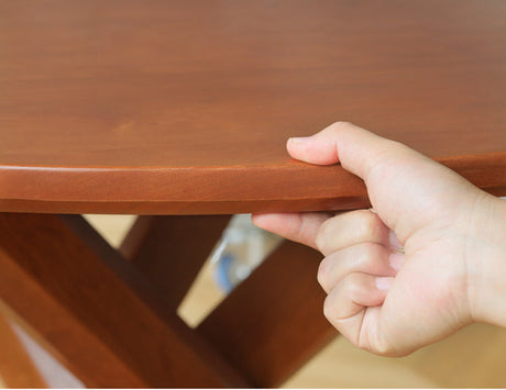 HANKE Quinton Minimalist Cherry Wooden Dining Table from HANKE
