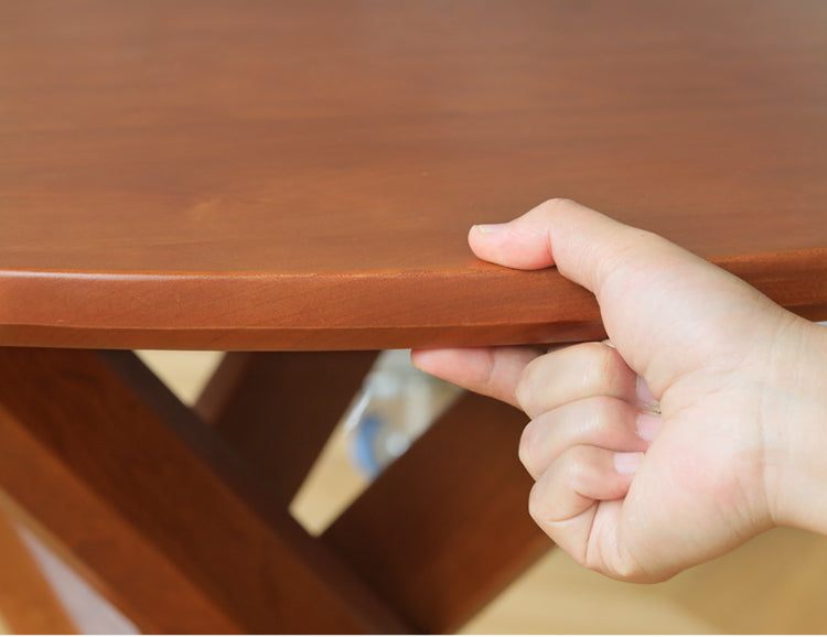 HANKE Quinton Minimalist Cherry Wooden Dining Table from HANKE