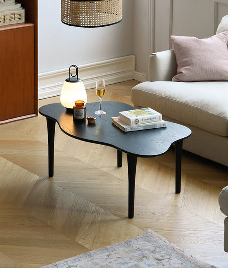 HANKE Santiago Sleek Minimalist Black Coffee Table from HANKE