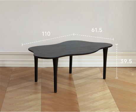 HANKE Santiago Sleek Minimalist Black Coffee Table from HANKE