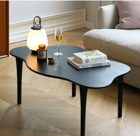 HANKE Santiago Sleek Minimalist Black Coffee Table from HANKE