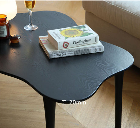 HANKE Santiago Sleek Minimalist Black Coffee Table from HANKE