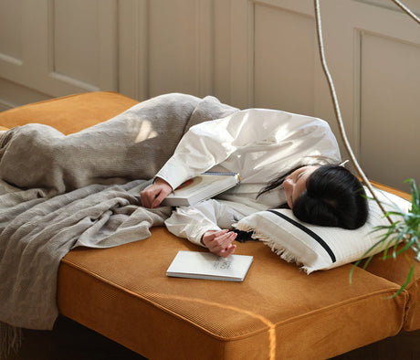 HANKE Thoreau Retro Multifunctional Sofa Bed from HANKE