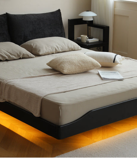 HANKE Yamato Rustic Luxury Soft Bag Bedside Double Bed from HANKE