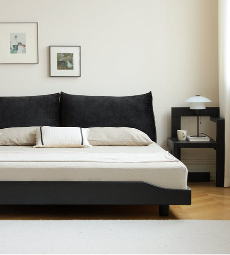 HANKE Yamato Rustic Luxury Soft Bag Bedside Double Bed from HANKE