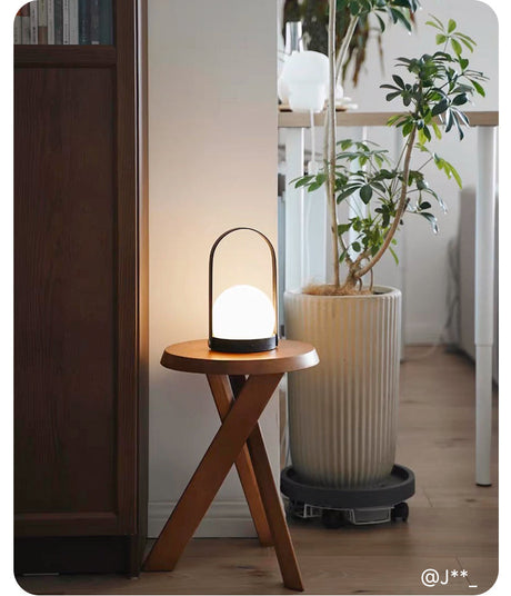 HANKE Zephyra Sleek Natural Wood Minimalistic Coffee Table from HANKE