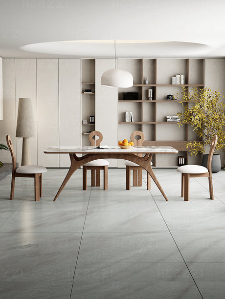 HERZZI Alaric Elegant Solid Wood Dining Chair from HERZZI