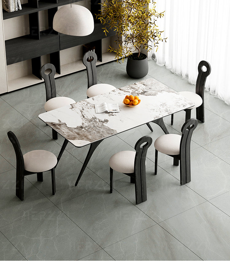 HERZZI Alaric Elegant Solid Wood Dining Chair from HERZZI