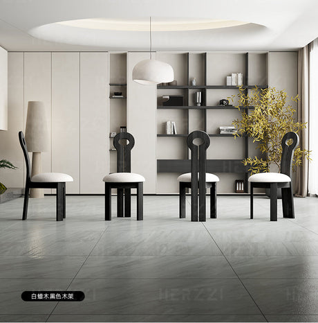 HERZZI Alaric Elegant Solid Wood Dining Chair from HERZZI