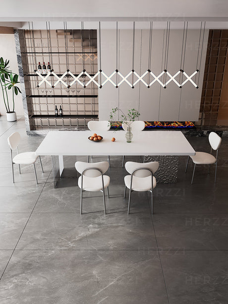 HERZZI Alhambra Minimalist Transparent Dining Set from HERZZI