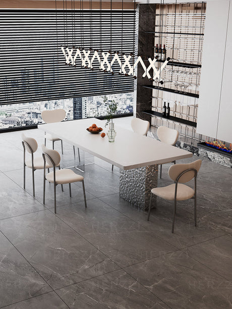 HERZZI Alhambra Minimalist Transparent Dining Set from HERZZI