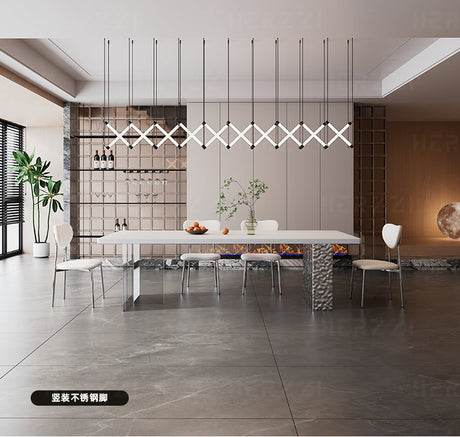 HERZZI Alhambra Minimalist Transparent Dining Set from HERZZI