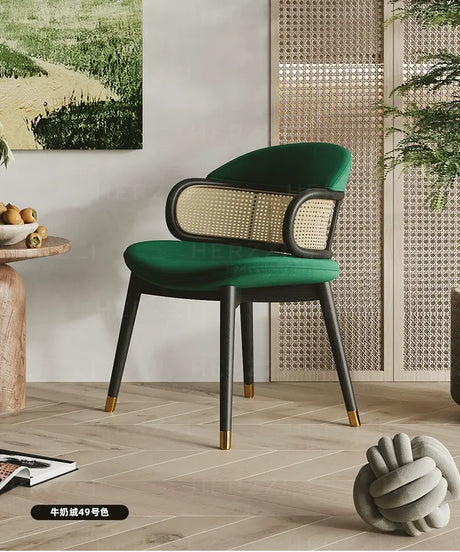 HERZZI Anabella Rustic Imported Black Walnut Outdoor Dining Chair from HERZZI