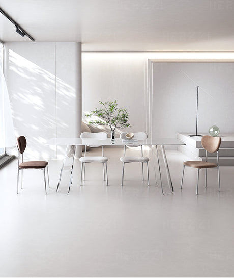 HERZZI Cortland Chic Acrylic Dining Set from HERZZI