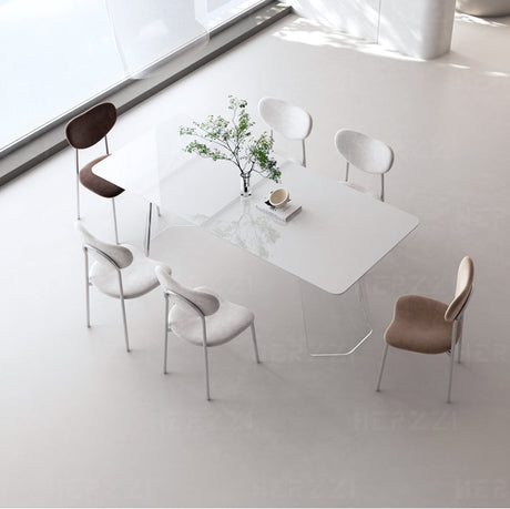 HERZZI Cortland Chic Acrylic Dining Set from HERZZI