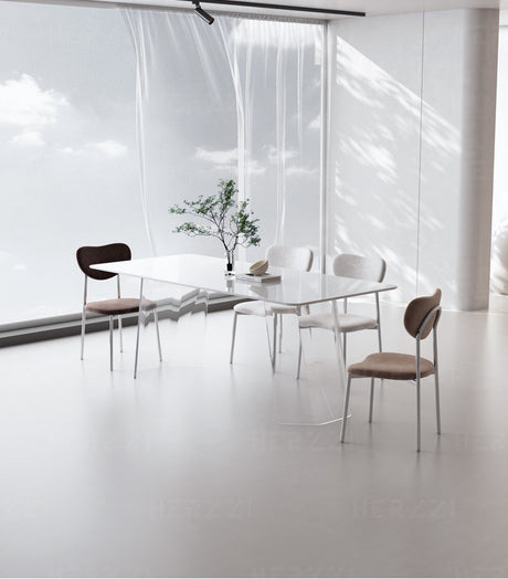 HERZZI Cortland Chic Acrylic Dining Set from HERZZI