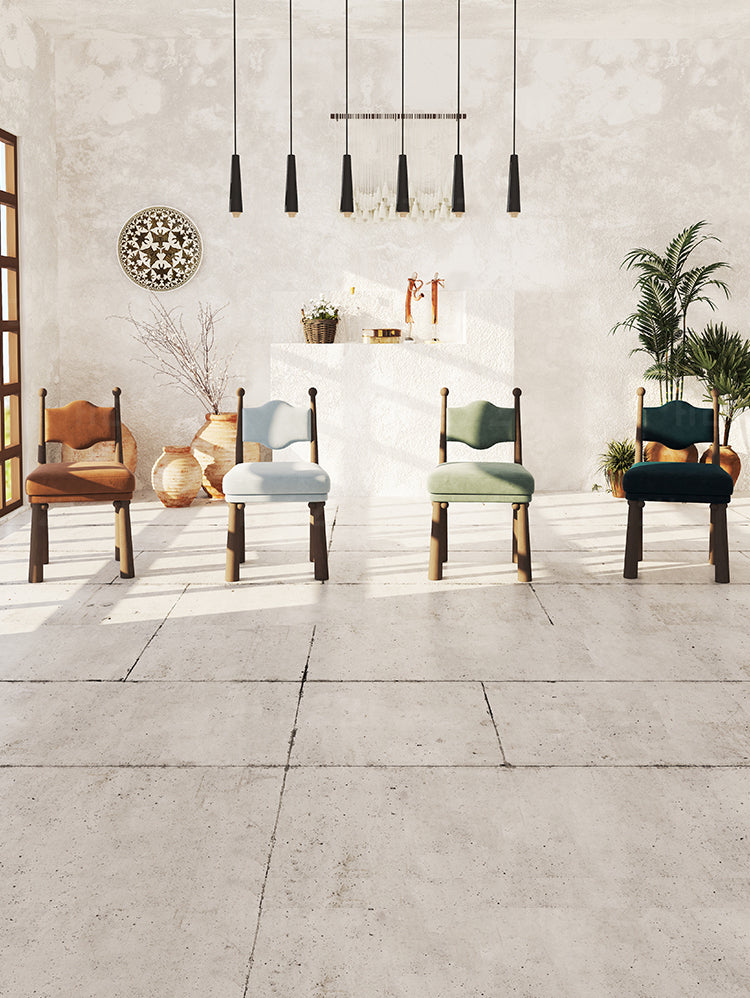 HERZZI Delphine Rustic Elegant Wood Dining Chair from HERZZI