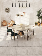 HERZZI Delphine Rustic Elegant Wood Dining Chair from HERZZI