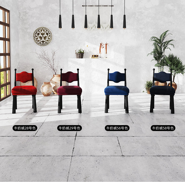 HERZZI Delphine Rustic Elegant Wood Dining Chair from HERZZI