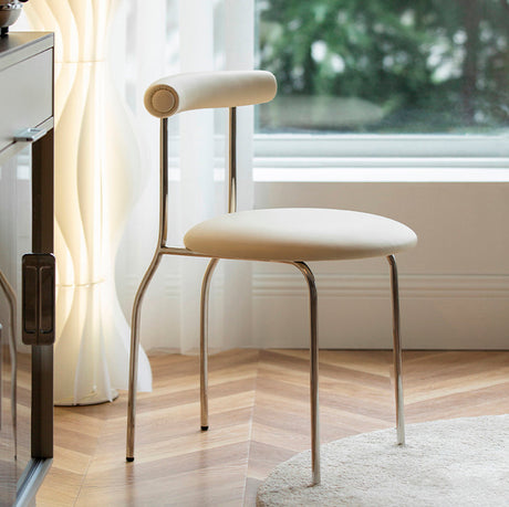 HERZZI Elowen Chic Minimalist Stainless Steel Stool from HERZZI