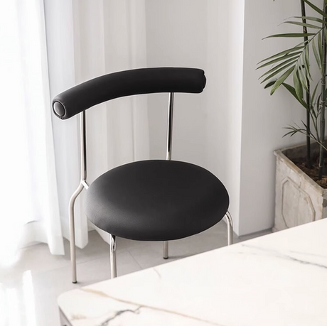 HERZZI Elowen Chic Minimalist Stainless Steel Stool from HERZZI