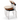 HERZZI Elowen Chic Minimalist Stainless Steel Stool from HERZZI