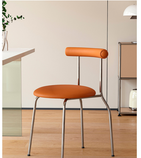 HERZZI Elowen Chic Minimalist Stainless Steel Stool from HERZZI