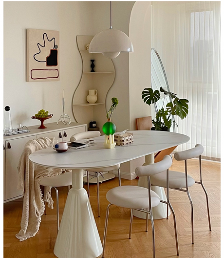 HERZZI Elowen Chic Minimalist Stainless Steel Stool from HERZZI
