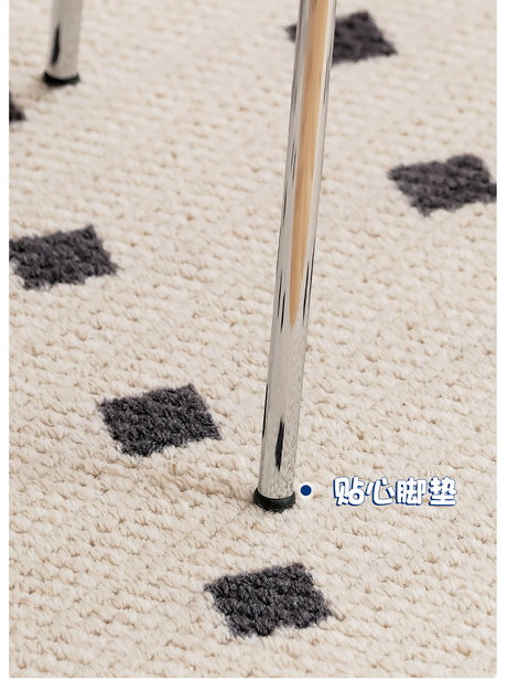 HERZZI Elowen Chic Minimalist Stainless Steel Stool from HERZZI
