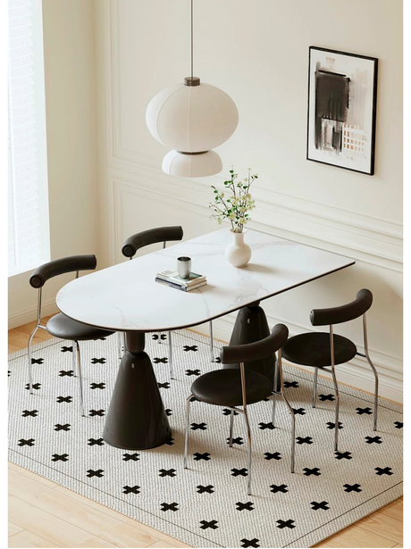 HERZZI Elowen Chic Minimalist Stainless Steel Stool from HERZZI