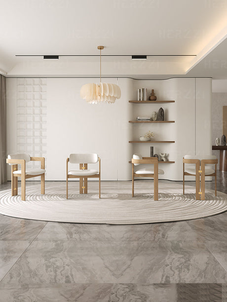 HERZZI Gwendolyn Elegant Solid Wood Dining Chair from HERZZI