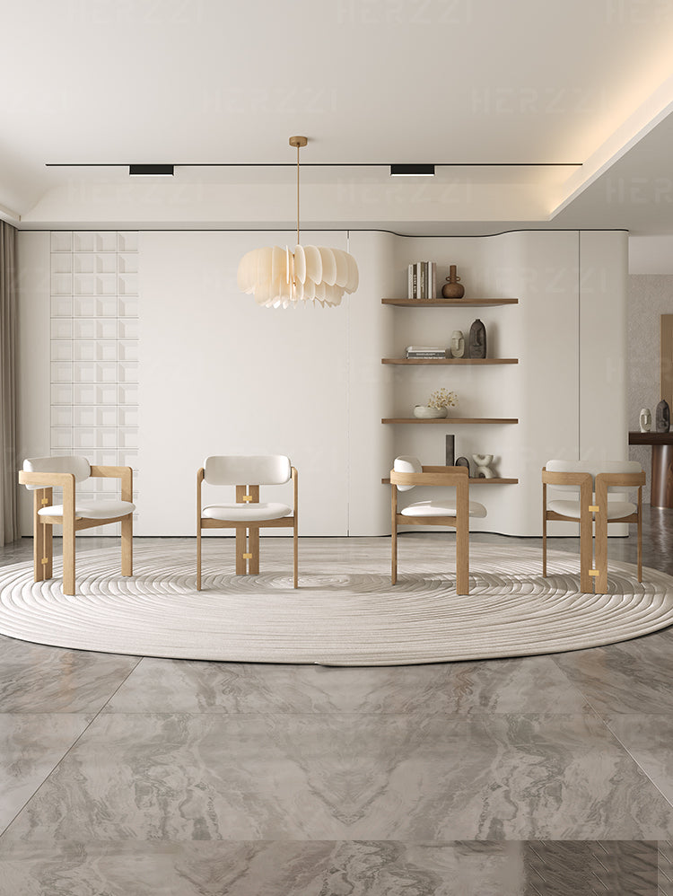 HERZZI Gwendolyn Elegant Solid Wood Dining Chair from HERZZI