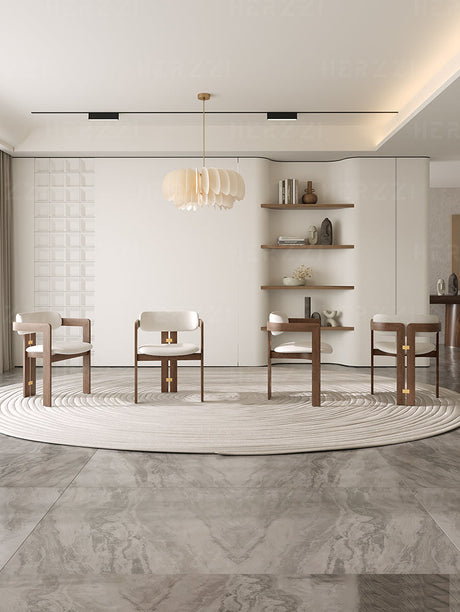 HERZZI Gwendolyn Elegant Solid Wood Dining Chair from HERZZI