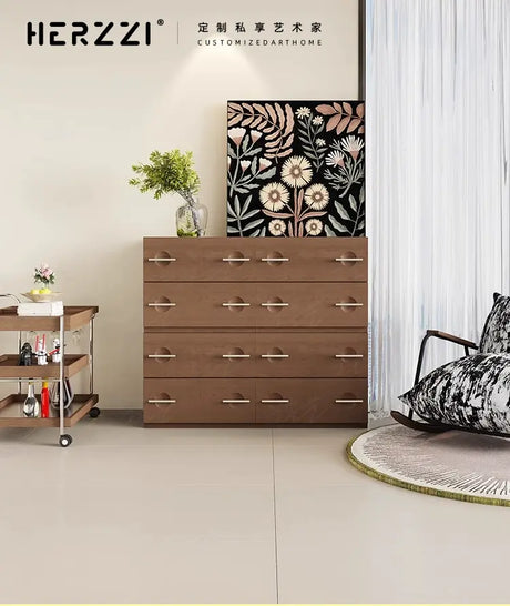 HERZZI Isabella Rustic Solid Wood Cabinet from HERZZI
